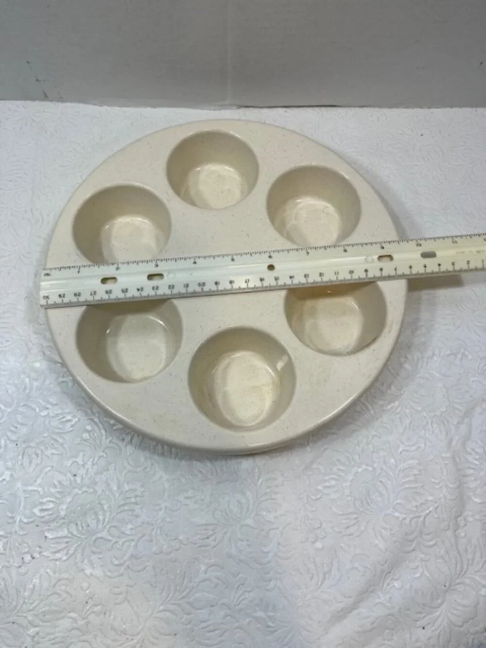 Anchor Hocking Microware vintage cream